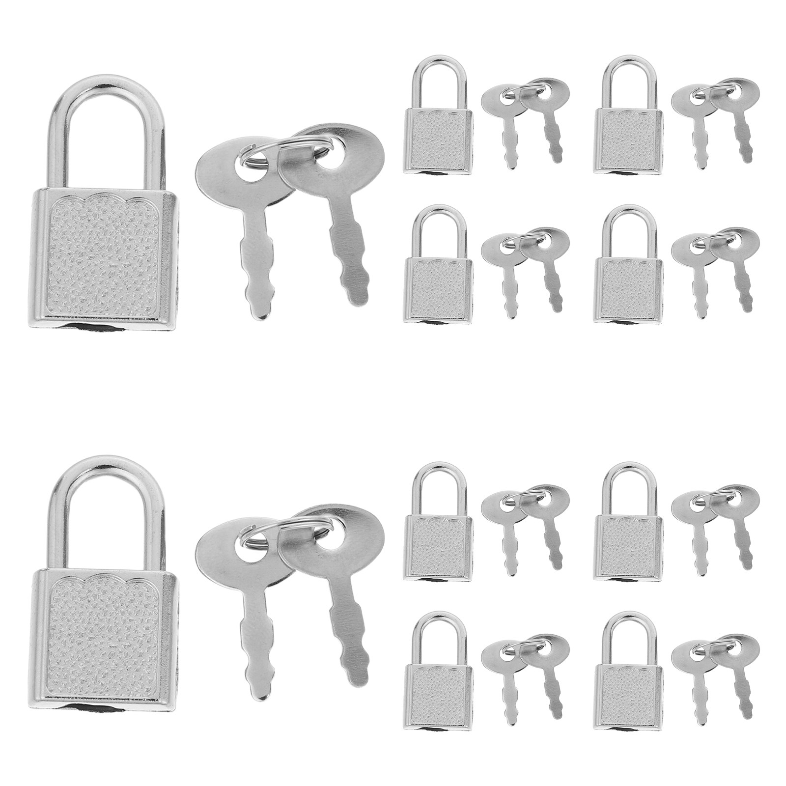Backpack Lock Combo - 10 Set Mini Korsan Kilit Anahtarı