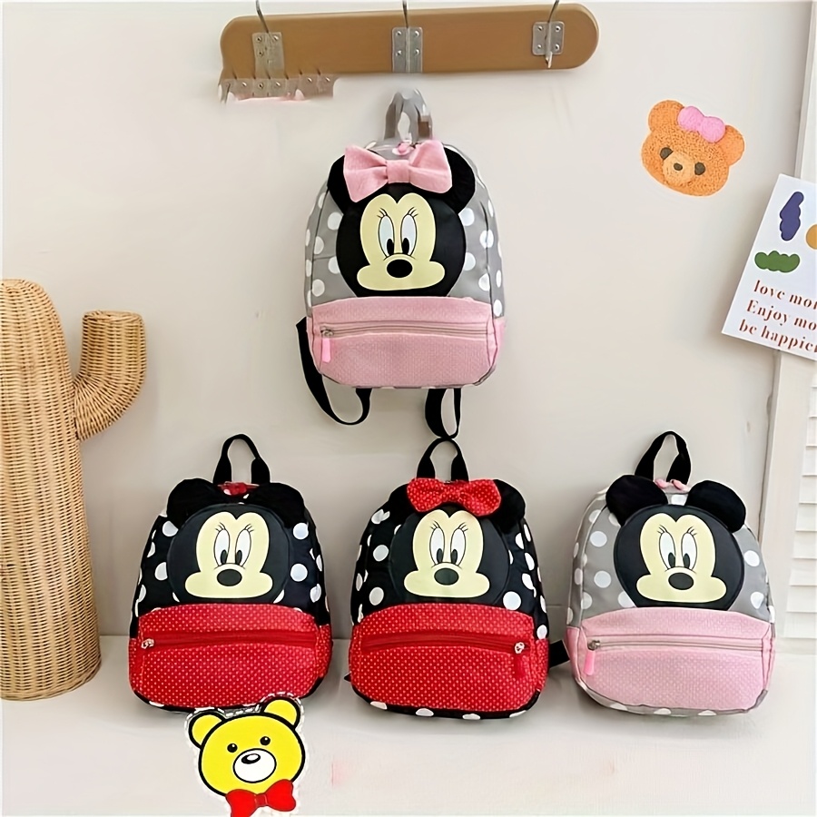 Fashion Backpack Women - Mesuca Karikatür Fare Karakter Baskılı Sırt