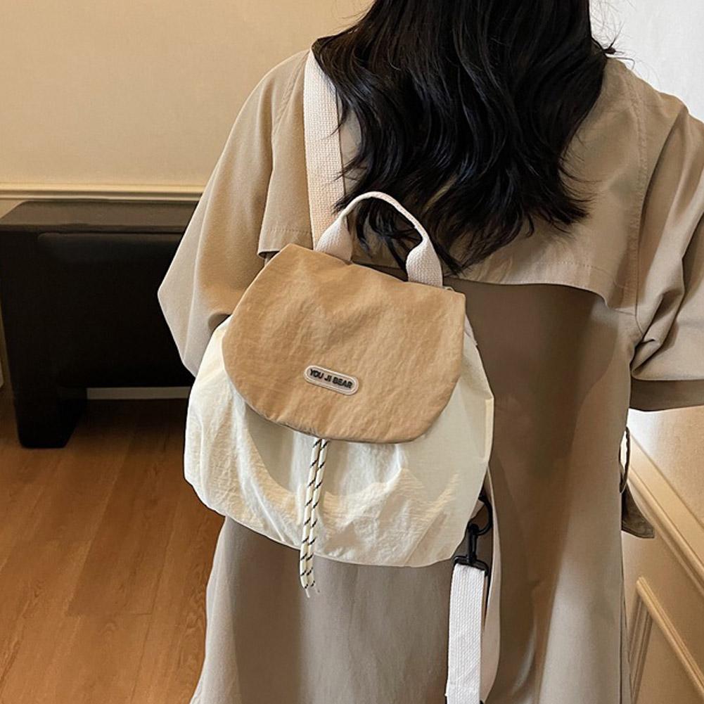 Canvas Backpack Casual - Kadın Naylon Sırt Çantası Hafif Kore