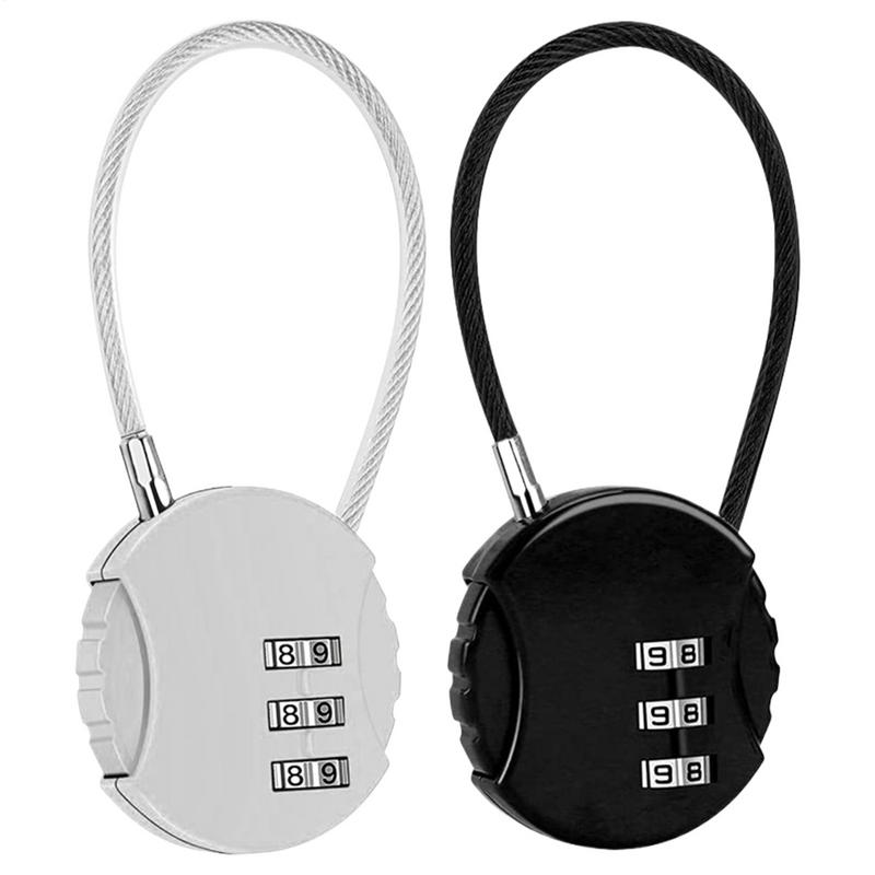 Backpack Lock Combo - Yuvarlak Şekil Bagaj Combo Kilit 3