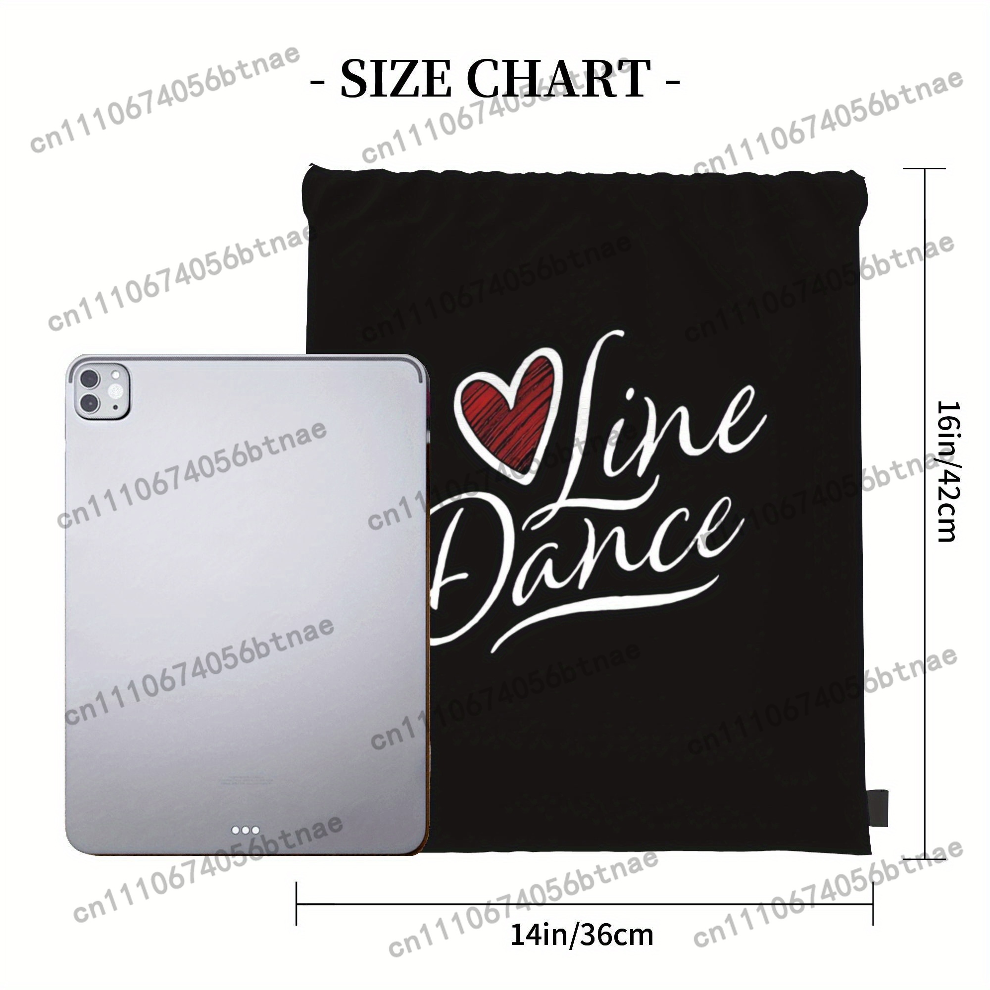 LOVE Line Dance İpli Çanta - B - Drawstring Gym Bag incelemesi ve fiyatı