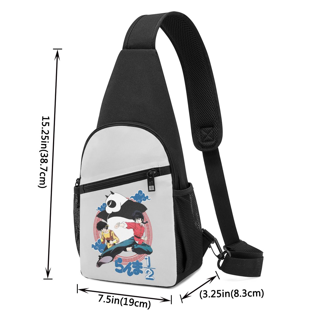 Ranma 1/2 Saotome Domuz Kız Gö - Sling Backpack Shoulder incelemesi ve fiyatı