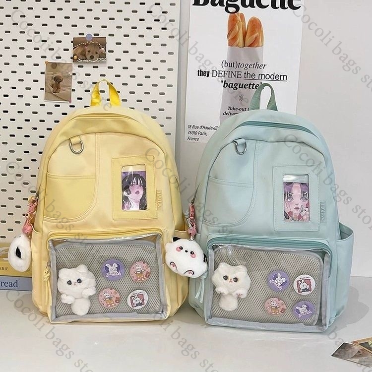Düz Renk Şeker Rengi Sırt Çant - Canvas Backpack Casual incelemesi ve fiyatı