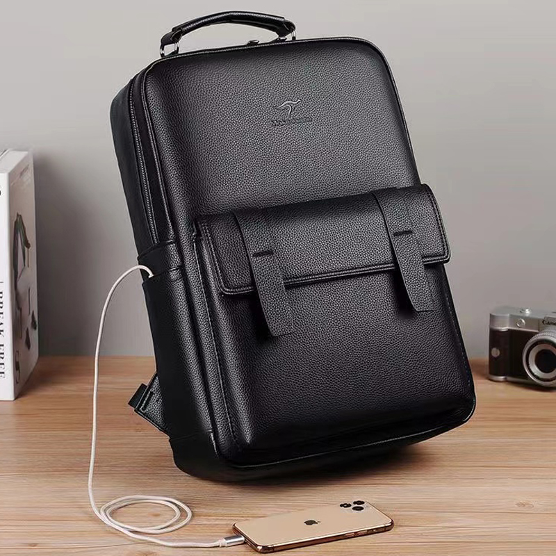 USB arayüzlü erkek lüks deri s - Laptop Backpack 15.6 incelemesi ve fiyatı